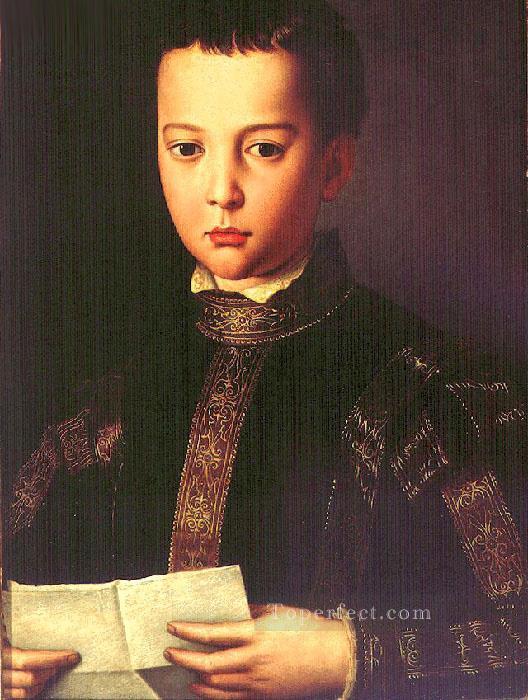 Francesco de medici Florence Agnolo Bronzino Oil Paintings